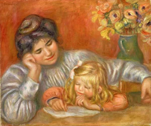Writing Lesson (Gabrielle and Claude)